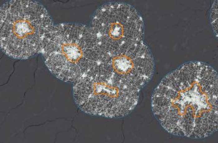 Overture streets data is loaded and cleaned for the 10km buffered geometries